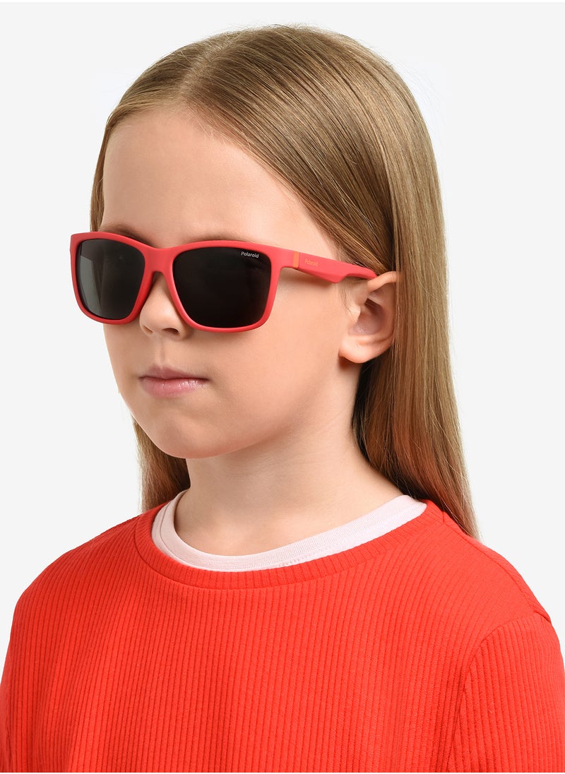 Kids Unisex Polarized Rectangular Sunglasses - Pld 8057/S Red Millimeter - Lens Size: 50 Mm - pzsku/Z0C24838831E4796656ECZ/45/_/1708347893/db9f226a-c0f7-456e-bd1d-929180b08ae0