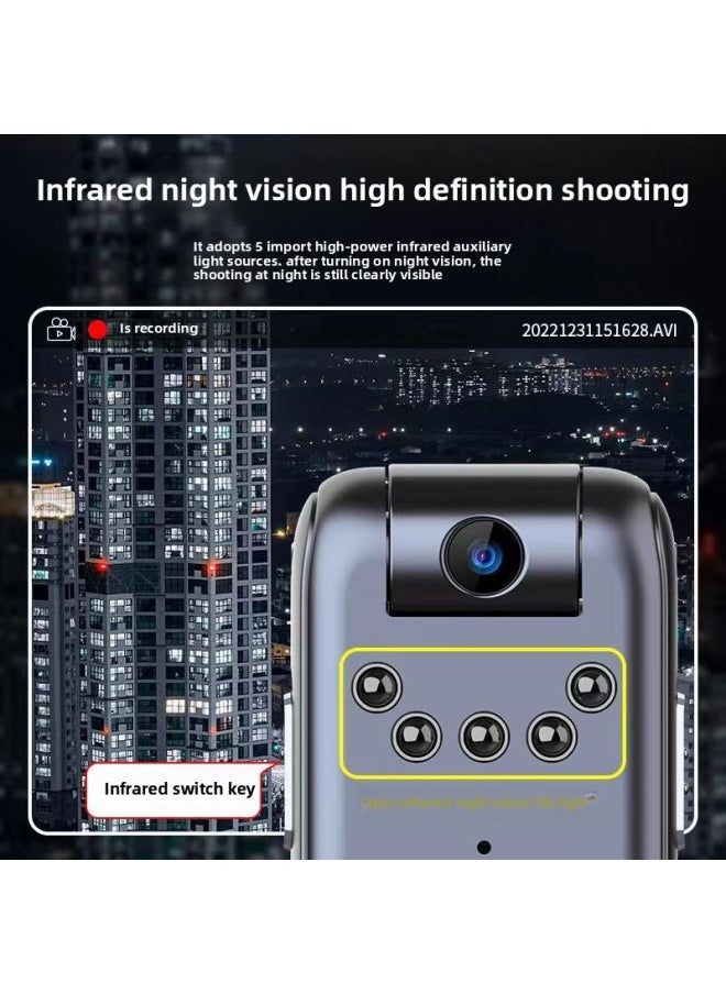 Generic Convenient HD Photography Camera Head Recording Video Recording Thumb Video Recorder Dv Recorder Free Shipping-Body Color:[original Goods] + 128g Memory-official Standard Configuration  - Image 3