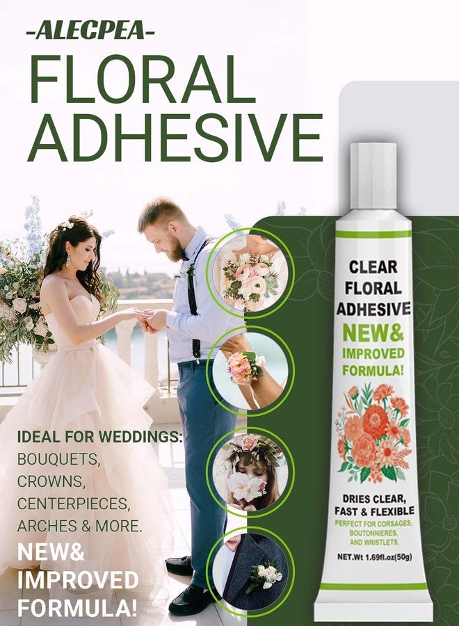 ALECPEA 1 Pack 50g Floral Adhesive Floral Glue for Fresh Flowers Corsages Boutonnieres Wristlets Fast Drying Waterproof Liquid Adhesive - Image 5