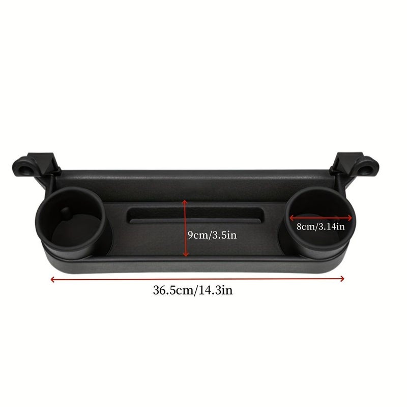 For Suzuki Jimny JB64 JB74 Passenger Side Car Storage Organizer Black No Drill Installation Cup Holder Compact Glove Box Durable Resin Interior Vehicle Organization Sleek Design High Quality Material Travel Road Trip Essentials - Image 2