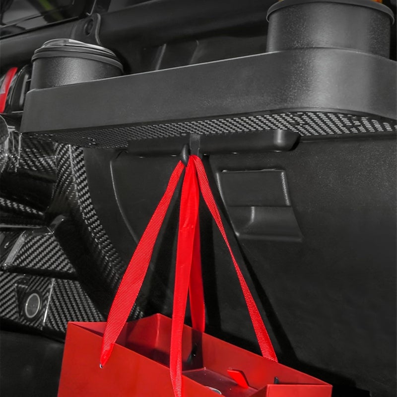 For Suzuki Jimny JB64 JB74 Passenger Side Car Storage Organizer Black No Drill Installation Cup Holder Compact Glove Box Durable Resin Interior Vehicle Organization Sleek Design High Quality Material Travel Road Trip Essentials - Image 1