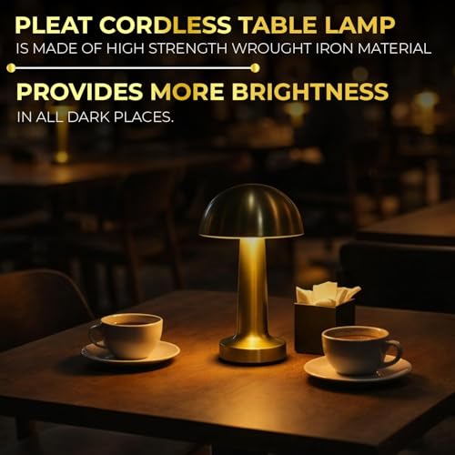 Lexton New Art Decoration Modern Design LED Table Lamp | for Living Room, Bars, Bedroom, Cafe & Home for Bedside, Center or Dining (Pack of 1, White) - Image 4