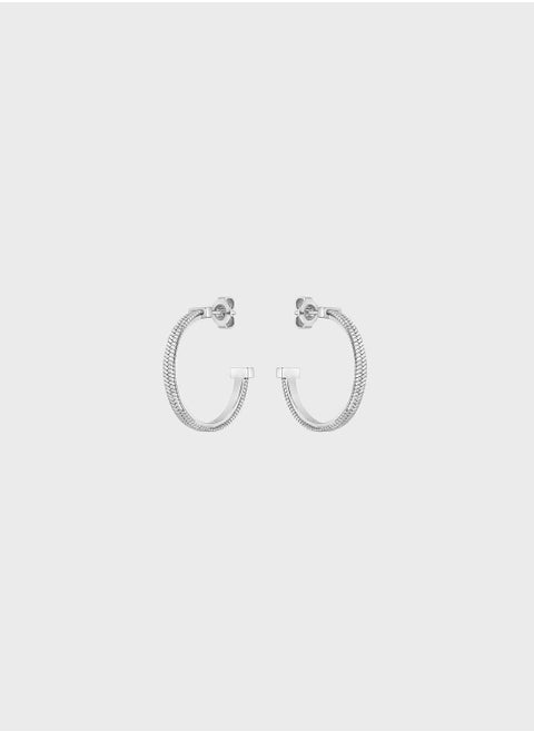 Stainless Steel Huggies Earrings