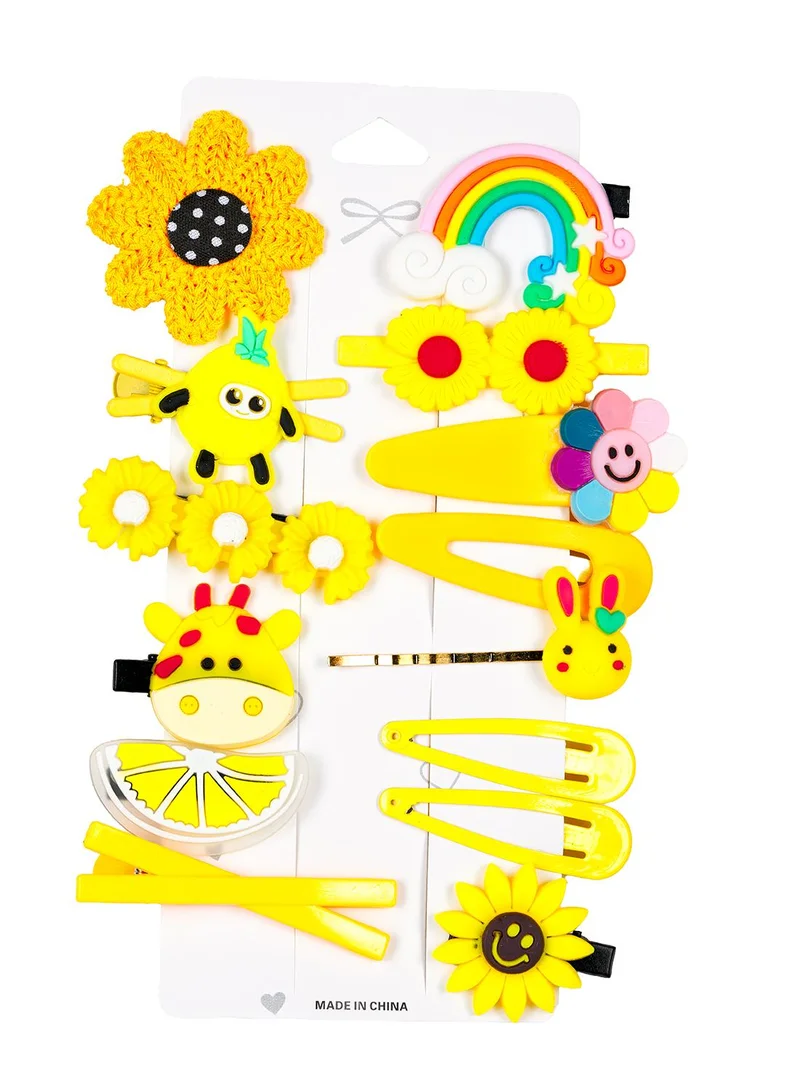بيبي كلو Kids Decorative Hair Clips Set of 15