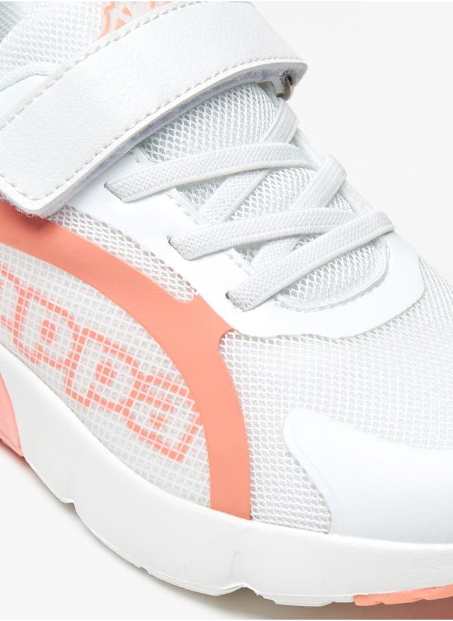 Kappa - Girls' Textured Sports Shoes with Hook and Loop Closure - Image 1