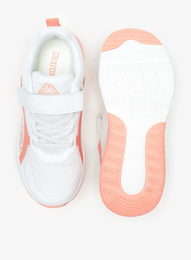 كابا Girls' Textured Sports Shoes with Hook and Loop Closure
