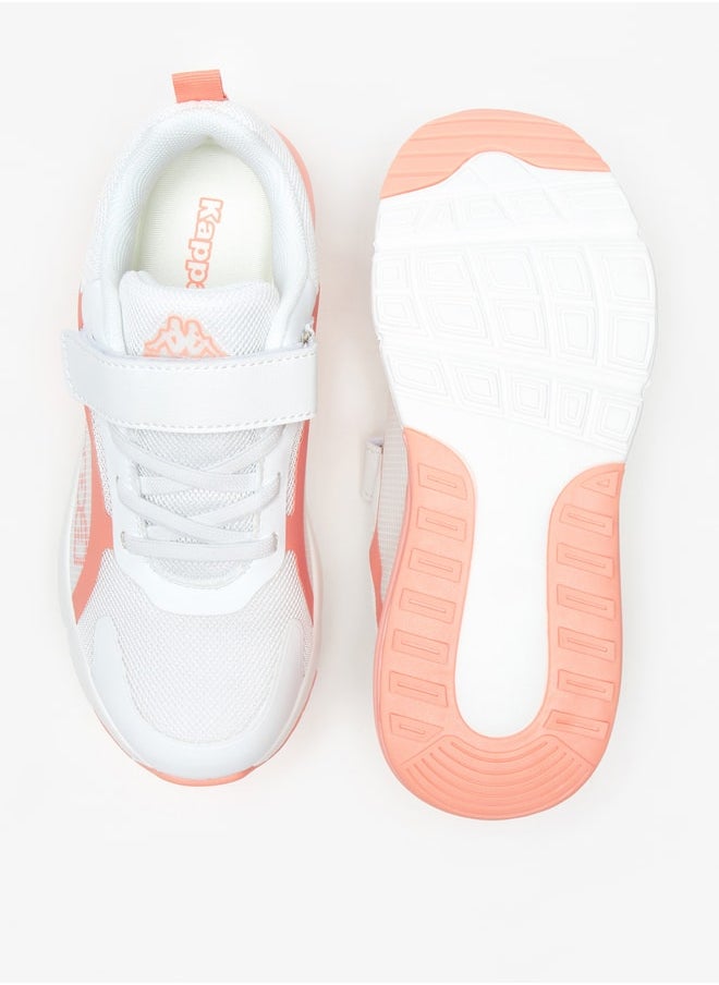 Kappa - Girls' Textured Sports Shoes with Hook and Loop Closure - Image 1