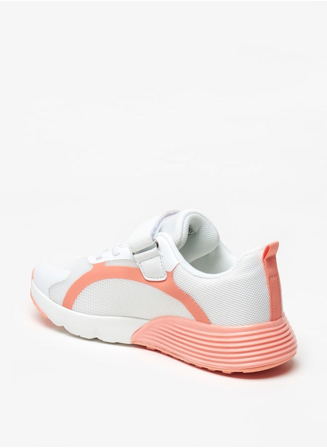 Kappa - Girls' Textured Sports Shoes with Hook and Loop Closure - Image 1