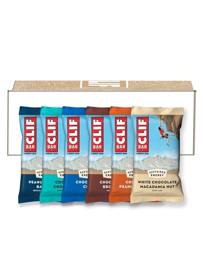 Clif Bar - CLIF BAR - Energy Bars - Variety Pack - Made with Organic Oats - 9-11g Protein - Non-GMO - Plant Based - 2.4 oz. (16 Count) - Image 1