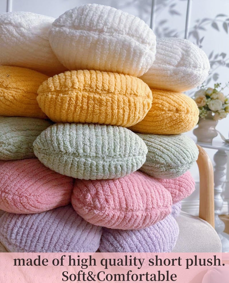 Vdoioe Flower Pillow, Cute Daisy Pillow Flower Shaped Throw Pillow Cushion Seating 15.75" Floor Home Decorative Pillows - Image 4