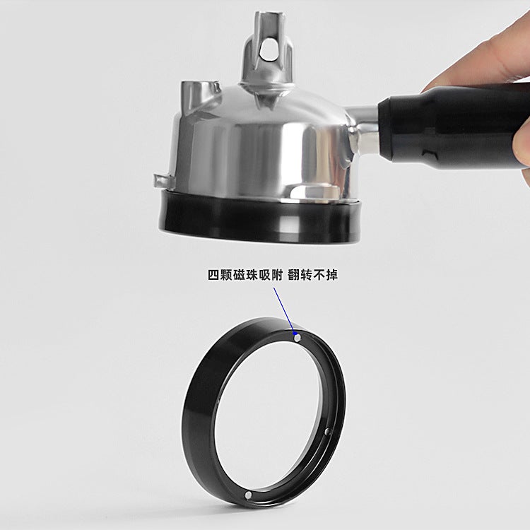 Anti-Flying Powder Ring Italian Bean Grinder Powder Ring General Handle Coffee Cloth Powder Dial Powder Ring Quantitative Ring - Image 1