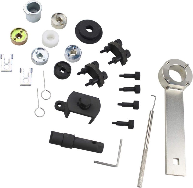 DPTOOL مجموعة أدوات ضبط توقيت عمود الكامات وعمود المرفق متوافقة مع أودي فاج فولكس فاجن 1.8 2.0 TSI TFSI 2006-2018 EA888 T10352 T40196 T40271 T10368 T10354 T10355 T10060A T40011 T40098 T40267 - Image 2