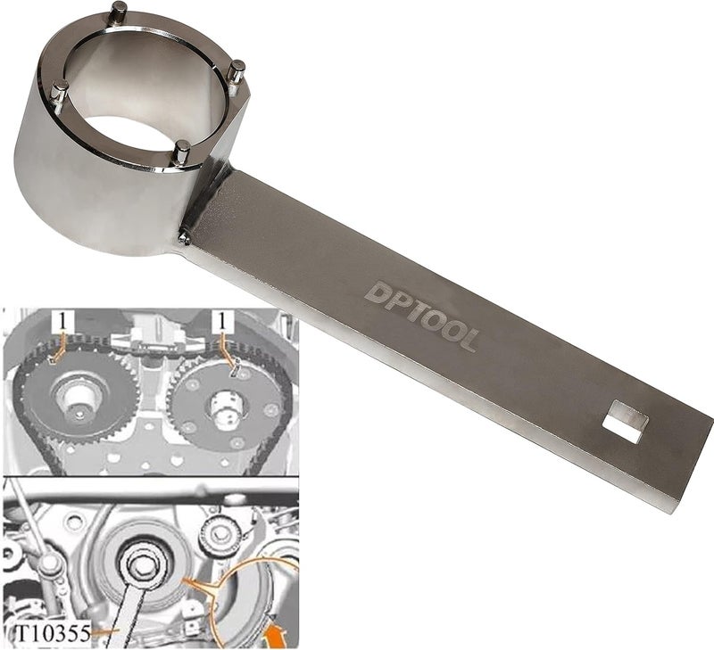 DPTOOL مجموعة أدوات ضبط توقيت عمود الكامات وعمود المرفق متوافقة مع أودي فاج فولكس فاجن 1.8 2.0 TSI TFSI 2006-2018 EA888 T10352 T40196 T40271 T10368 T10354 T10355 T10060A T40011 T40098 T40267 - Image 4