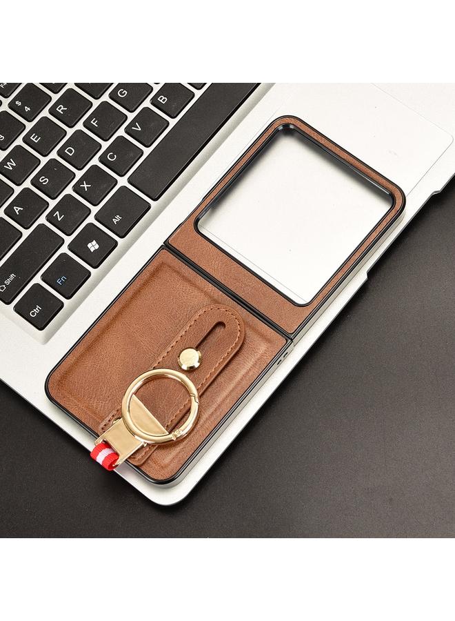 Zaboon Case For Infinix Zero Flip Wristband Leather Back Phone Case - Image 2