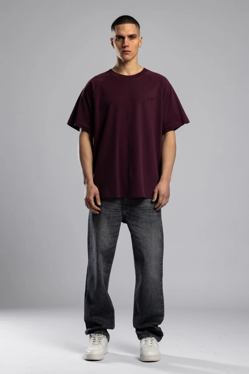 Catch Catch Embroidered Raglan Sleeve Basic T-shirt
