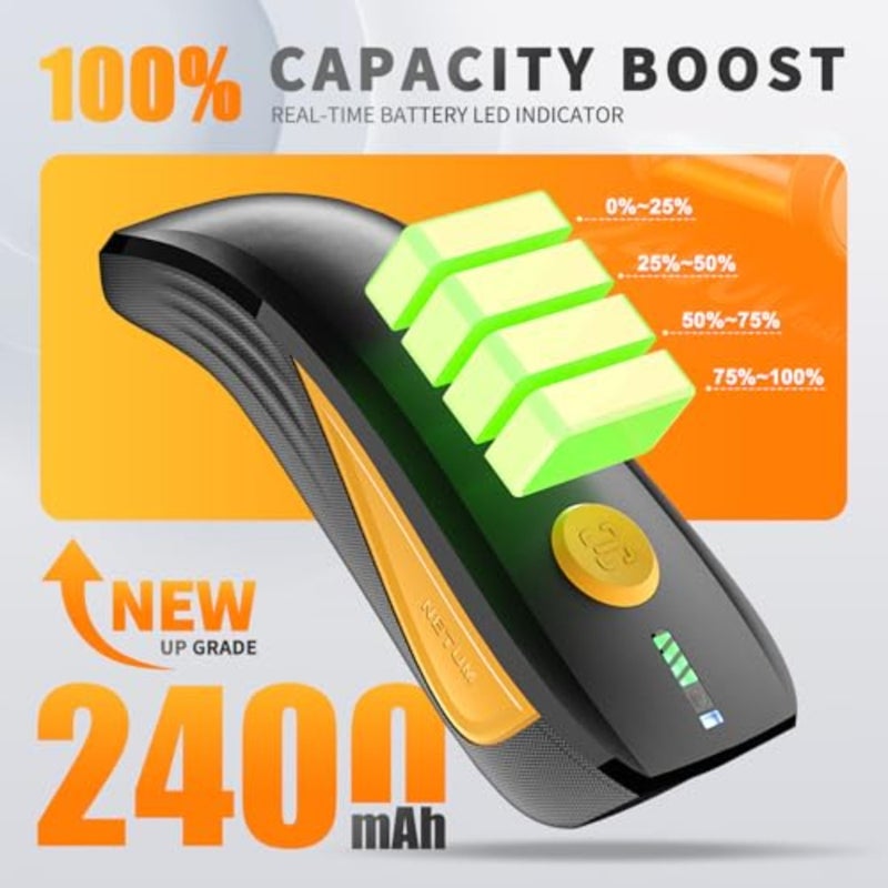 CS7501 QR Code Scanner ماسح باركود بلوتوث مطور، قارئ باركود صغير محمول 1D و2D لإدارة المخزون، ماسح ضوئي للصور لاسلكي للأجهزة اللوحية، Android، iOS، الكمبيوتر الشخصي، وأنظمة نقاط البيع - Image 5