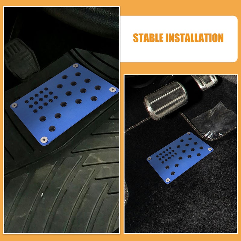 4 pcs Car Footrests Car Interior Foot Pads Car Foot Mat Footrest Pedal Car Feet Pad Pedal Carpet Foot Pedal Mat Car Floor Footrest Carpet Patch - Image 4