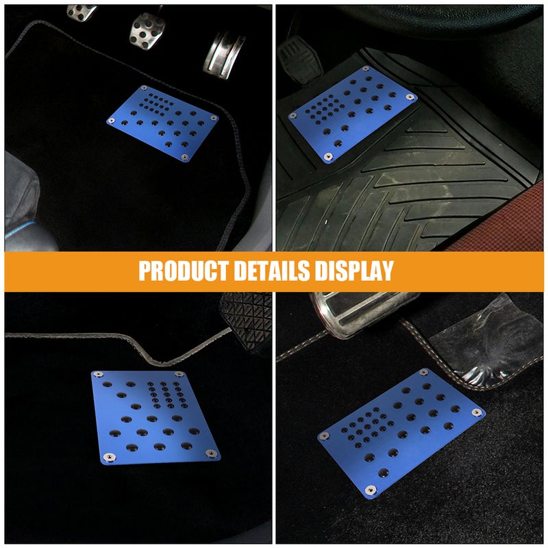 4 pcs Car Footrests Car Interior Foot Pads Car Foot Mat Footrest Pedal Car Feet Pad Pedal Carpet Foot Pedal Mat Car Floor Footrest Carpet Patch - Image 5