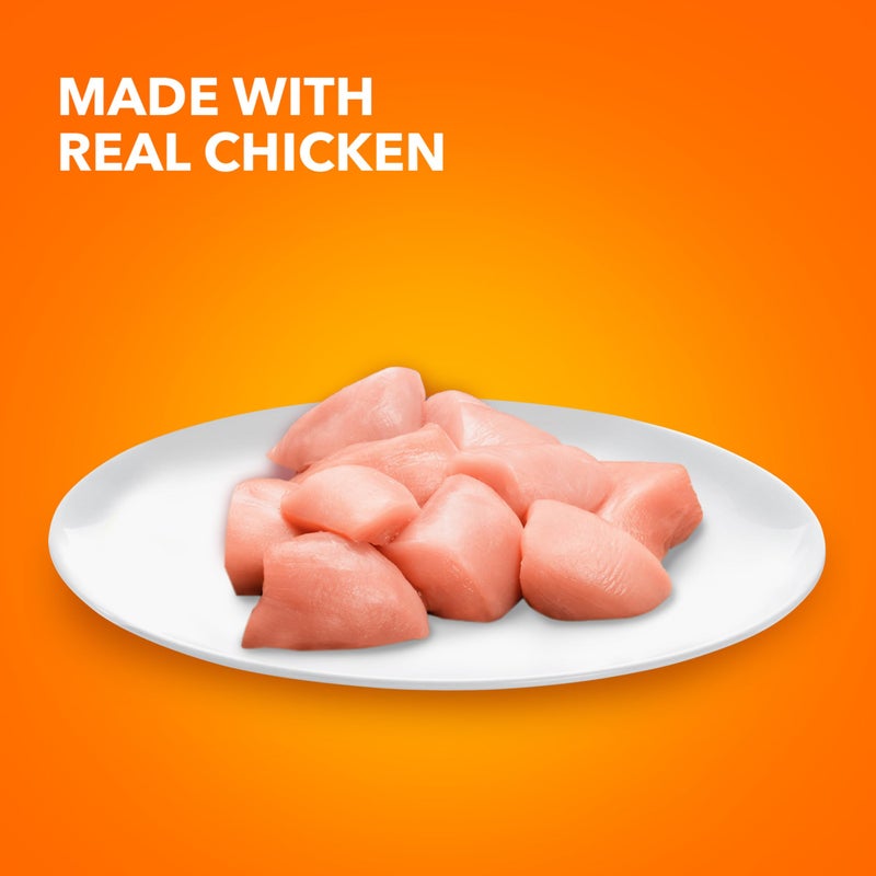 IAMS Perfect Portions Healthy Kitten Grain Free Wet Cat Food Pate, Chicken Recipe, 2.6 oz. Easy Peel Twin-Pack Trays (24 Count, 48 Servings) - Image 3