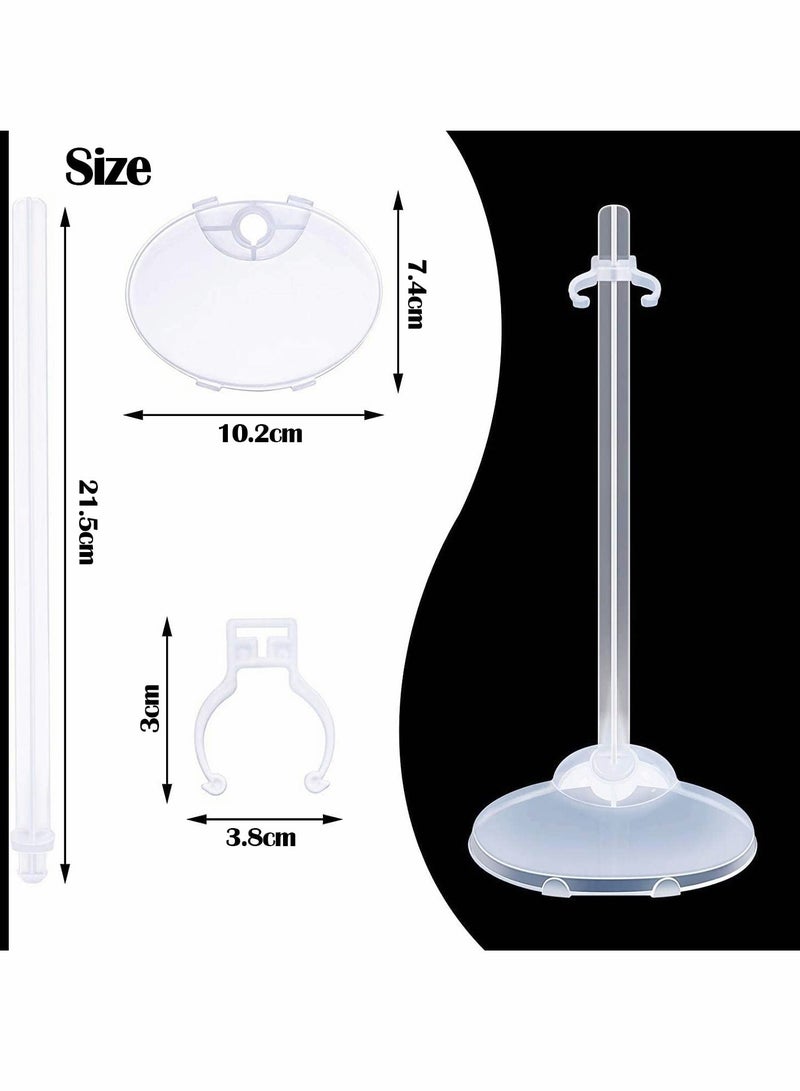 Excefore Adjustable Height Doll Mini Display Stand for 11 to 13 Inch Dolls - Image 5