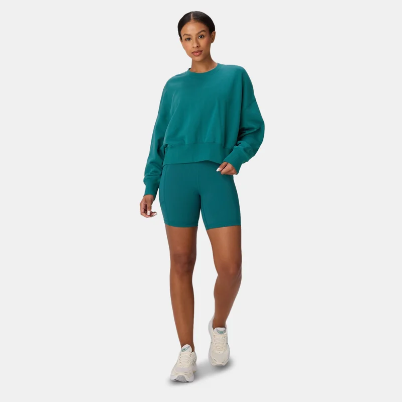Fabletics Green Women's Year Round Terry Sweatshirt for Women | Best Price UAE