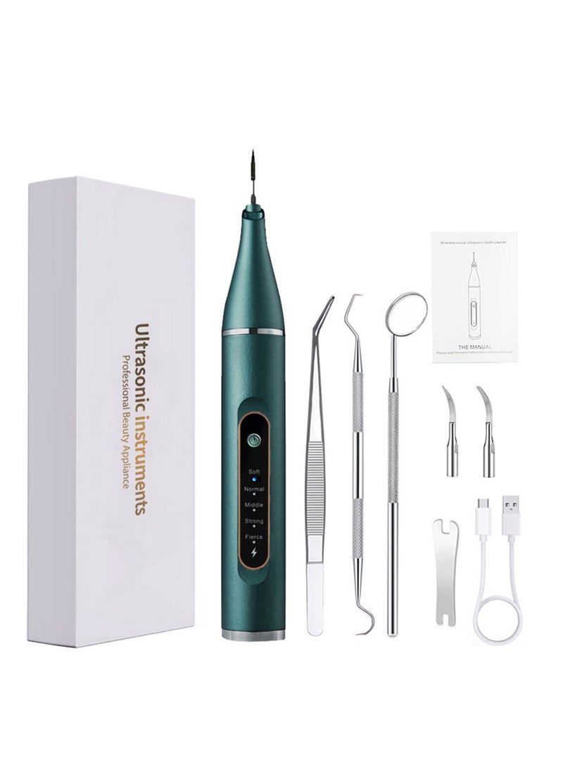 5-speed true ultrasonic tooth cleaner for home use with lighted tooth cleaner electric tooth cleaner to remove tartar and calculus tooth cleaner - Image 1