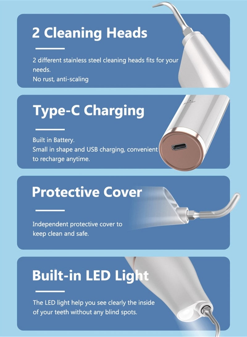 5-speed true ultrasonic tooth cleaner for home use with lighted tooth cleaner electric tooth cleaner to remove tartar and calculus tooth cleaner - Image 2