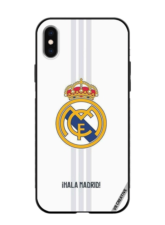 VR CREATIVE Protective Case Cover For Apple iPhone XS Max Madrid Design Multicolour - Image 1