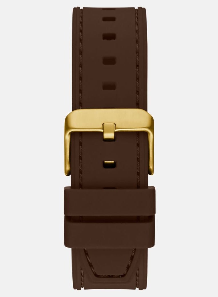GUESS Mens Brown Gold Tone Multi-function Watch GW0571G5 - Image 5