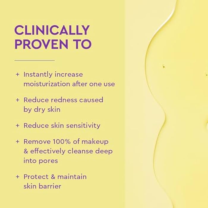 BYOMA Milky Oil Cleanser - Hydrating Facial Cleanser for Skin Barrier Repair - Tri-Ceramide Face Wash for Sensitive Skin & All Skin Types - Deeply Hydrated Skin, No Oily Residue - 3.38 fl oz - Image 2