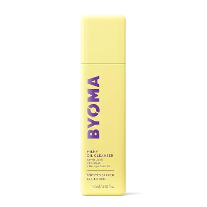 BYOMA Milky Oil Cleanser - Hydrating Facial Cleanser for Skin Barrier Repair - Tri-Ceramide Face Wash for Sensitive Skin & All Skin Types - Deeply Hydrated Skin, No Oily Residue - 3.38 fl oz - Image 1