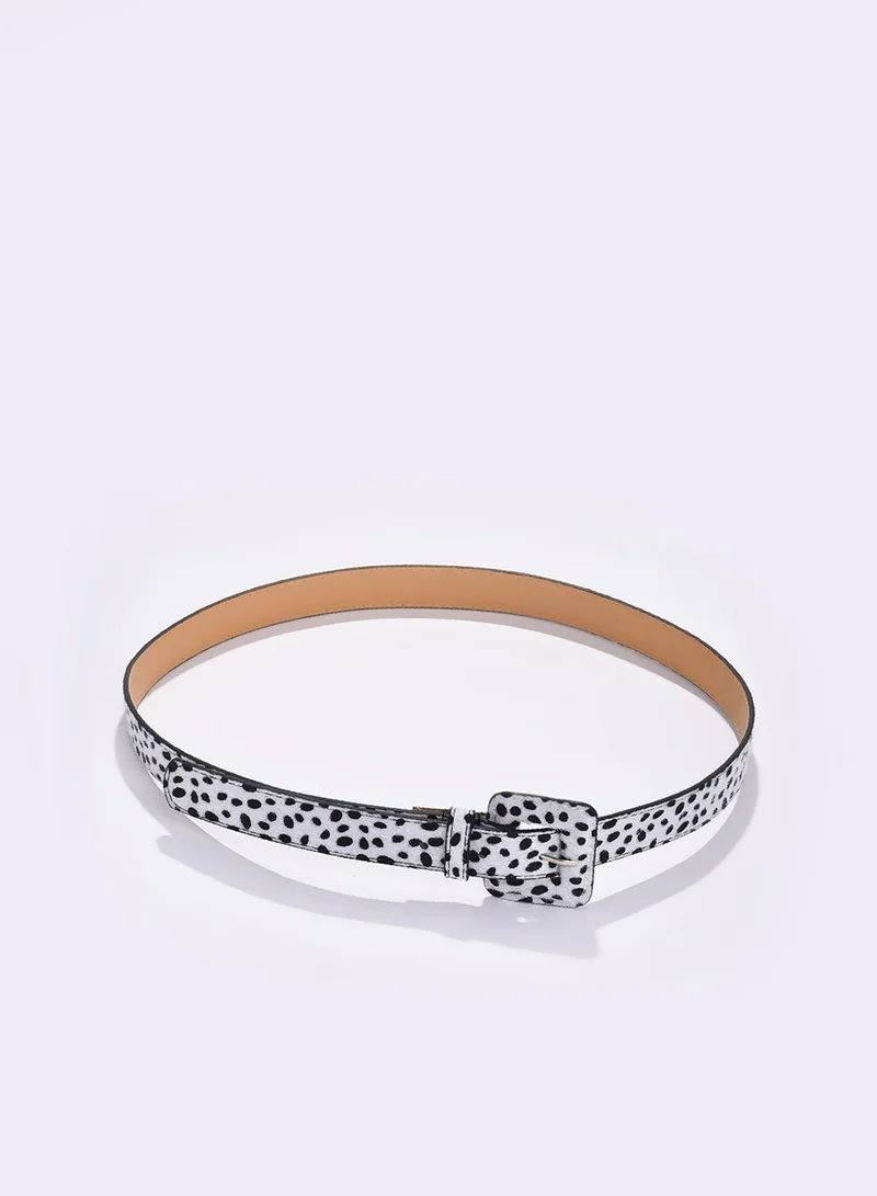 صوص هاوت حزام مطبوع متعدد الألوان