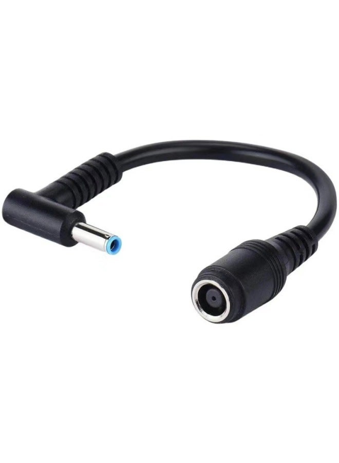 Applicable To HP Conversion Cable Ultrabook Power Adapter Cable 7.4*5.0 Female Turn 4.5*3.0 Male Elbow With Needle-Color:7450 Female To 4530 Hp Male Elbow Short Wire  - Image 4