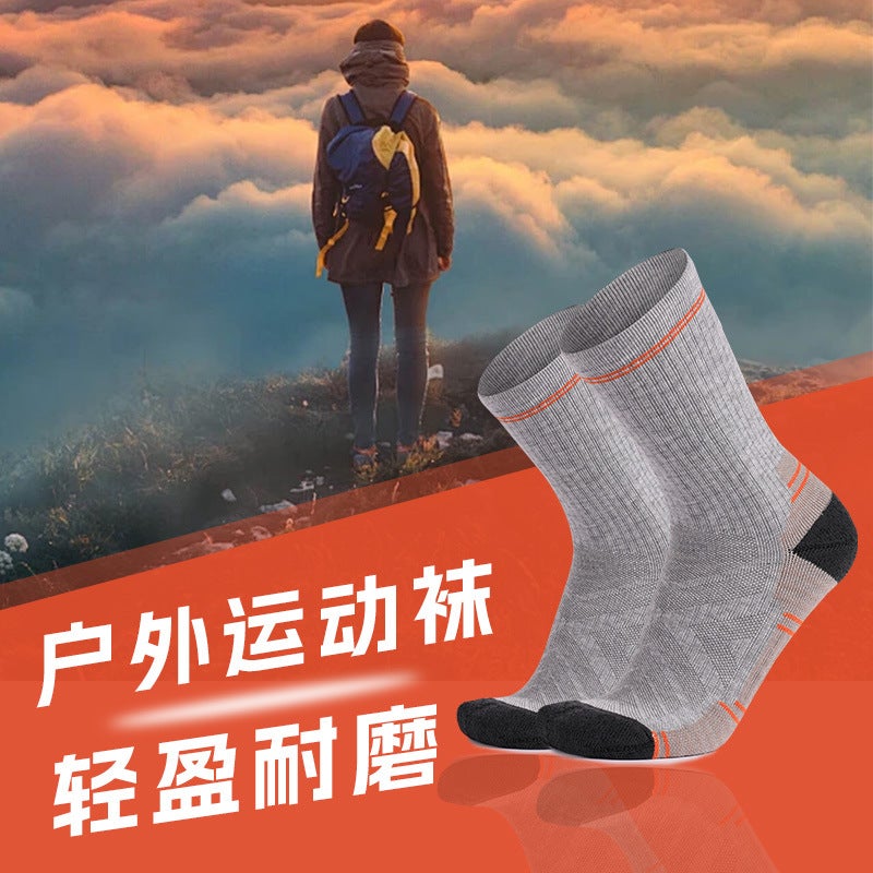 Men's Merino Wool Hiking Socks – Warm Thickened Sports Socks for Mountain Activities - Image 4