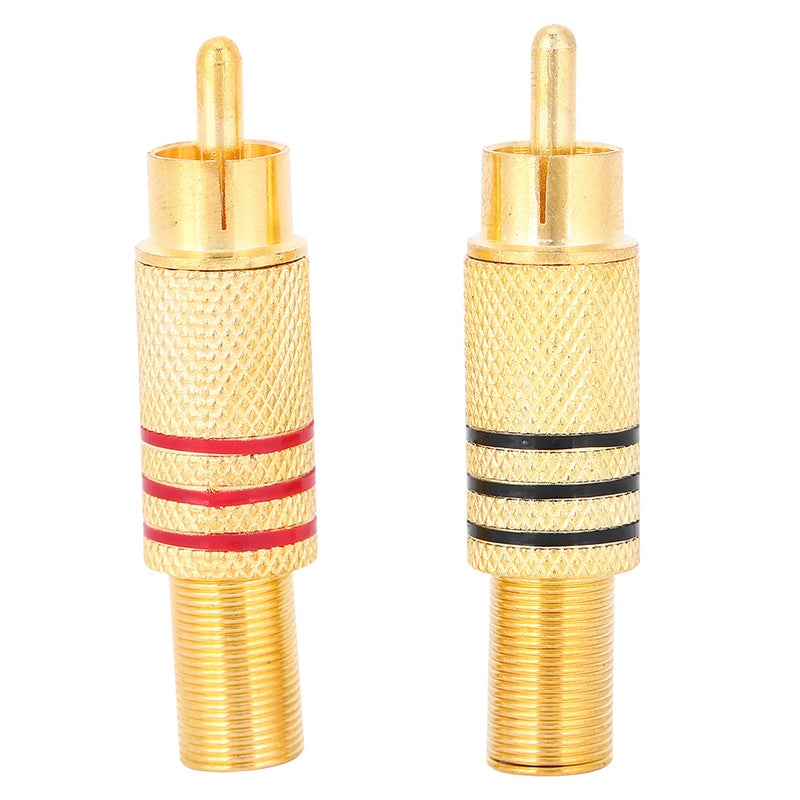 20Pcs RCA Connector Zinc AV Audio Plug Replacement Kits for Home Audio Equipment - Image 4
