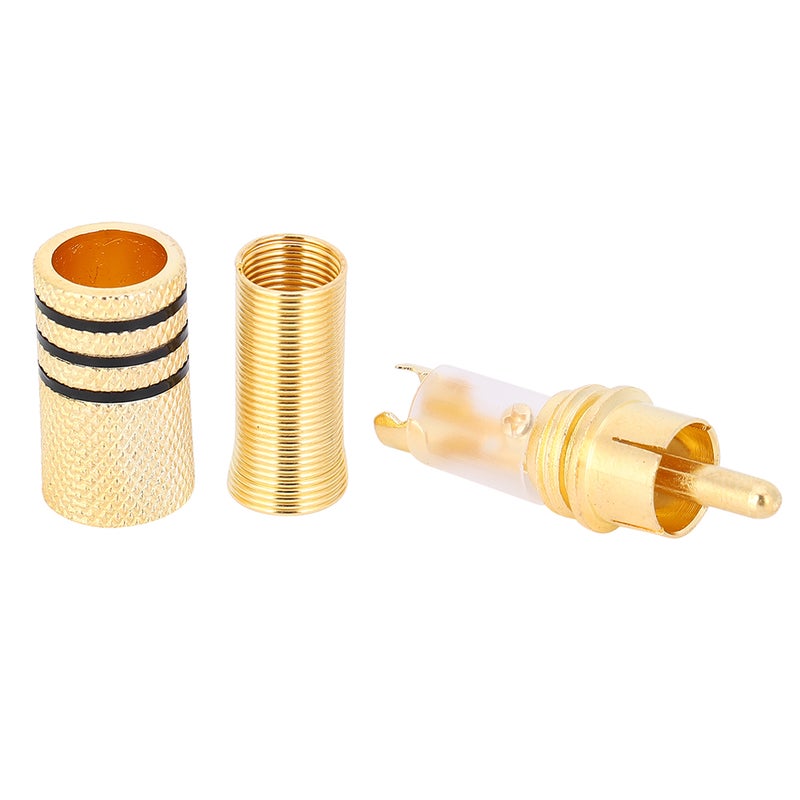 20Pcs RCA Connector Zinc AV Audio Plug Replacement Kits for Home Audio Equipment - Image 2