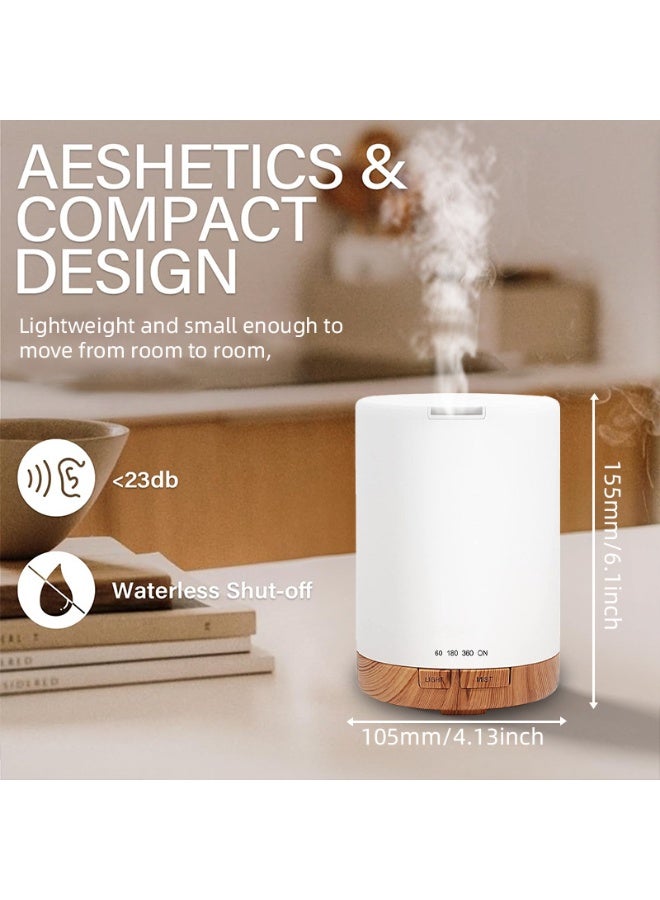 Y&D 300ml Premium Essential Oil Diffuser with Remote Control 5 in 1 Ultrasonic Aromatherapy Fragrant Oil Humidifier 7 Color Lights - Image 1