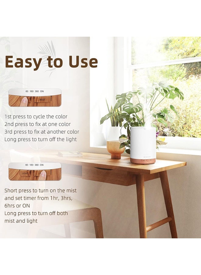 Y&D 300ml Premium Essential Oil Diffuser with Remote Control 5 in 1 Ultrasonic Aromatherapy Fragrant Oil Humidifier 7 Color Lights - Image 2