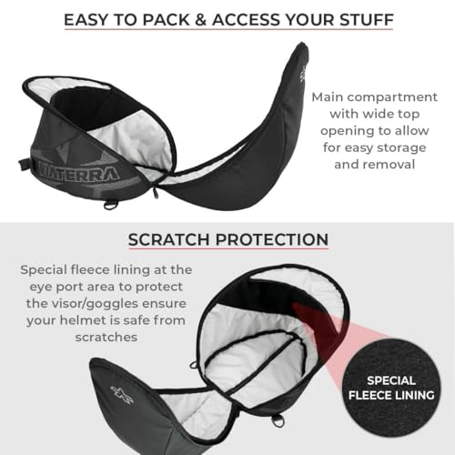 ViaTerra ADV Helmet Bag (Black Grey) - Image 3