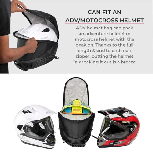 ViaTerra ADV Helmet Bag (Black Grey) - Image 2