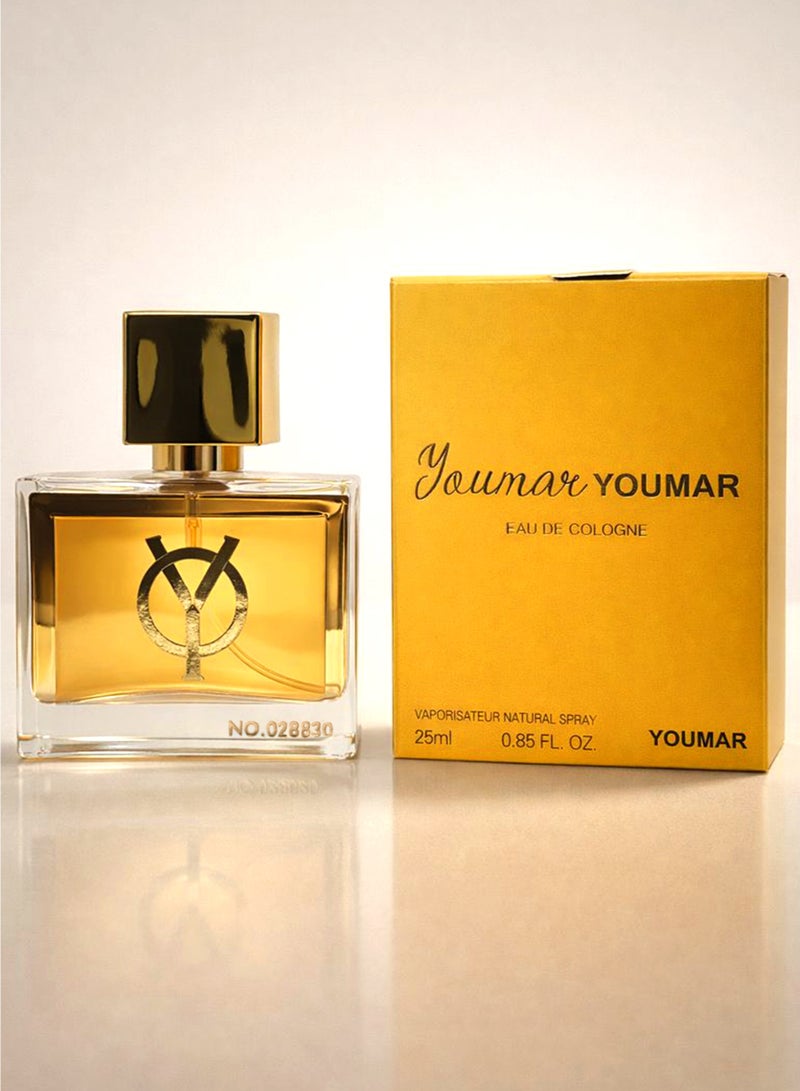 يومار عطر زهري خشبي من مجموعة يومار رقم 8830، 25 مل | أفضل عطر للنساء بنفحات من زهرة السوسن البودرية والزهور البيضاء والمنعشة | عطر لإطلالة أنيقة يومية للمرأة - Image 3