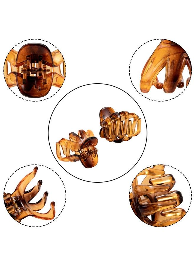YOHAMA 10 Pcs Hair Clips Small 1.57 In Octopus Claw Clips Mini Jaw Clips Durable Strong Grip For Women Girls Thick Hair. - Image 4