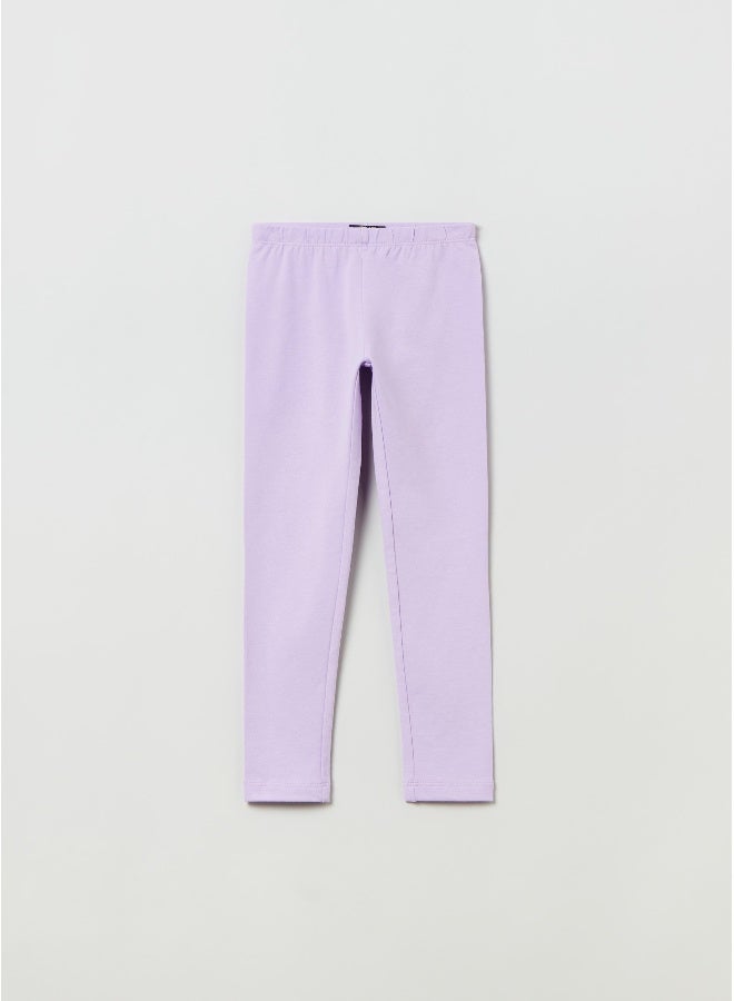OVS Solid Colour Stretch Leggings - Image 1
