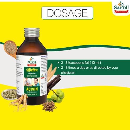 SANDU Ayurvedic Acivin (200 Ml) - Syrup - Image 5