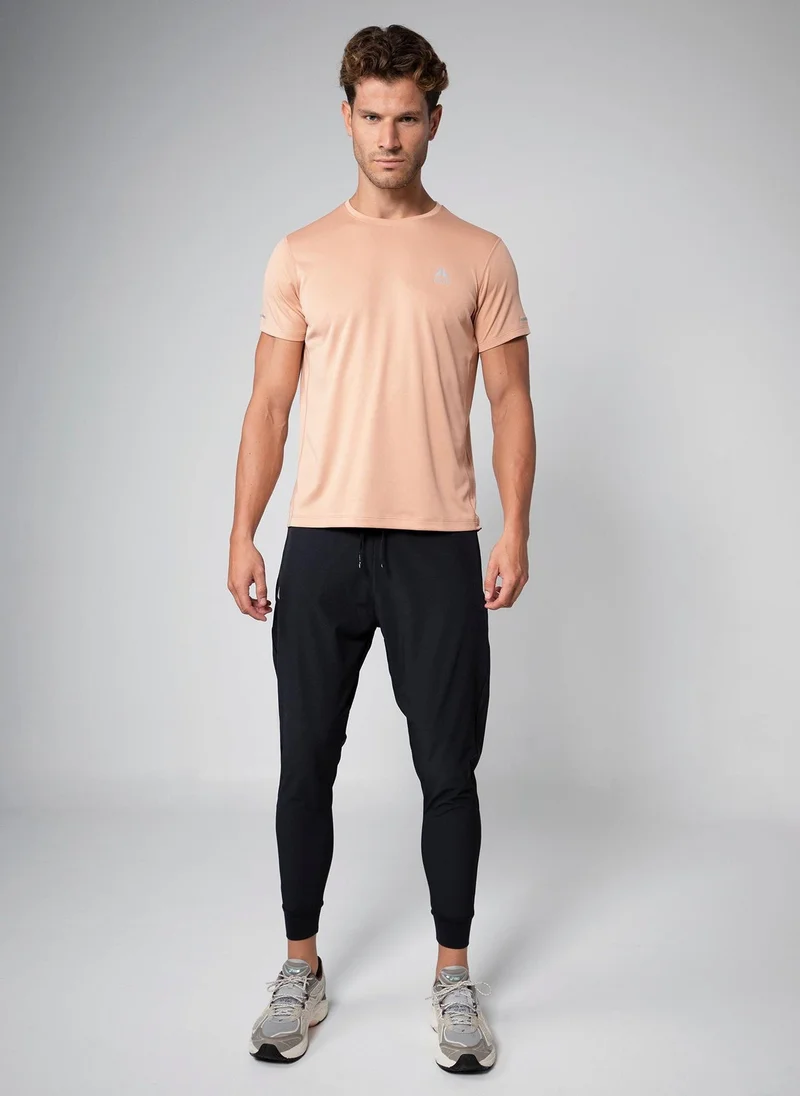 Aora  Aora Men's Ultralight Mesh Tee – Quick-Dry, High Ventilation, Barely-There Feel – Black for Men | Best Price UAE