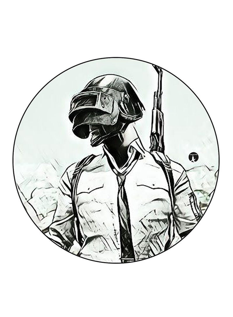 ماوس باد مطبوع ببجي متعدد الألوان