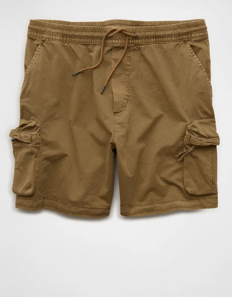 American Eagle  AE 6.5" Flex Lived-In Pull-On Cargo Short for Men | Best Price UAE