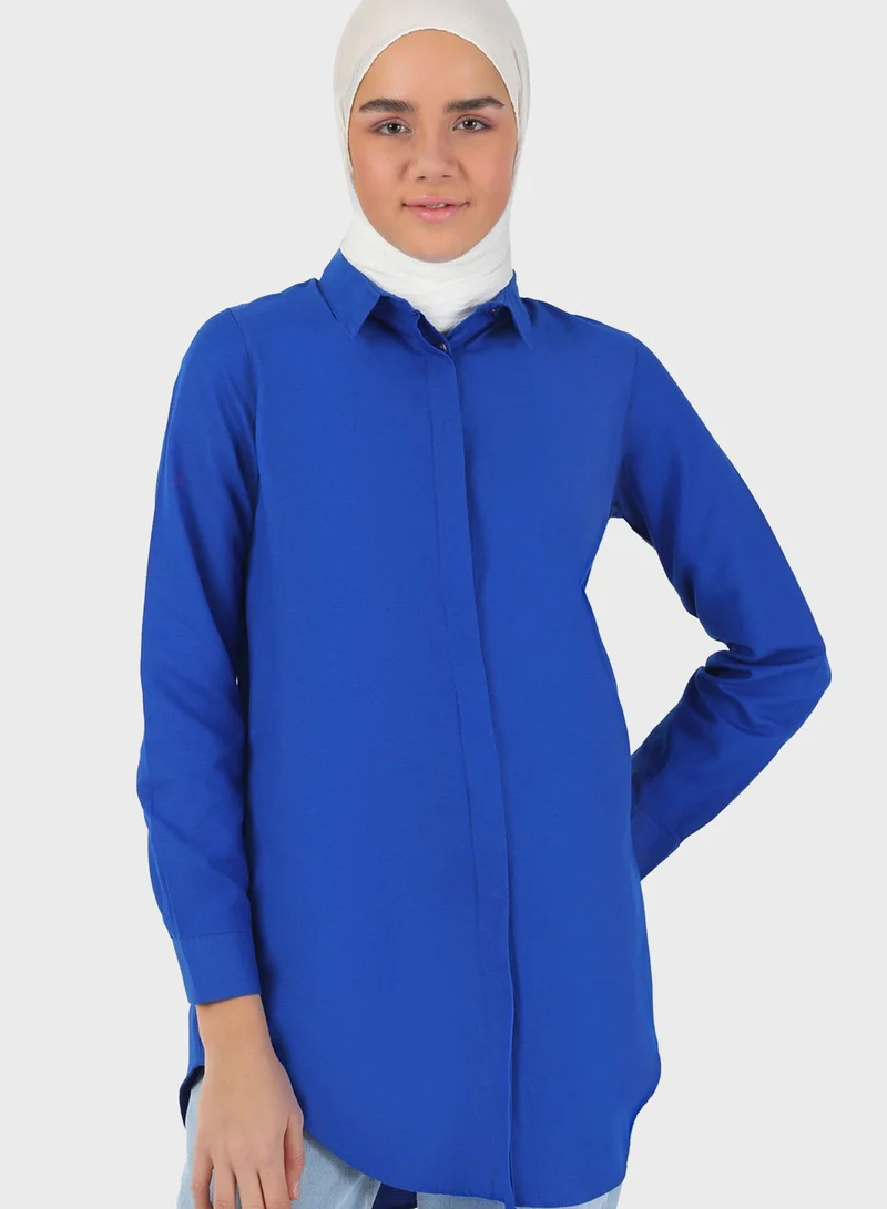 Refka by modanisa Button Down Tunic