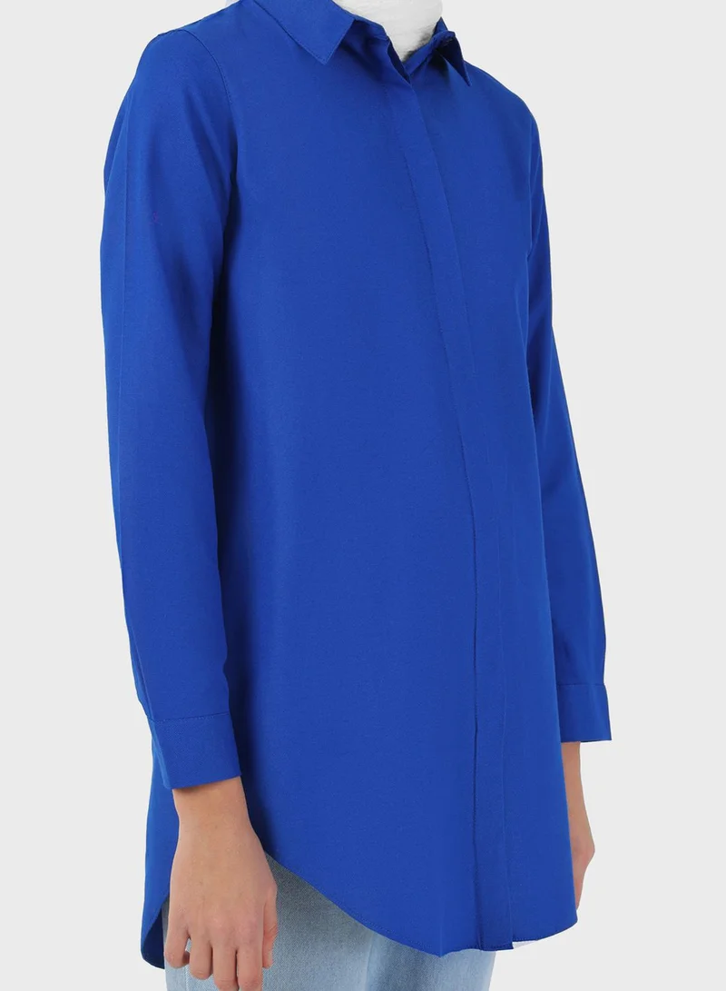 Refka by modanisa Button Down Tunic