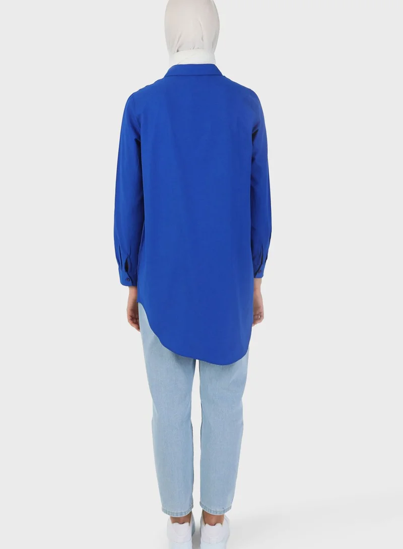 Refka by modanisa Button Down Tunic